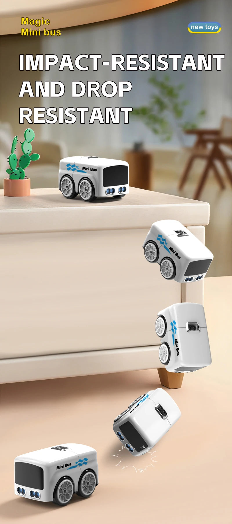 Magic RC Mini Bus Intelligent Remote Control Gesture Sensing Cartoon Car