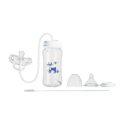 Hands Free PP Baby Feeding Bottle with Tube Anti-Colic Nursing System, Bpa Free