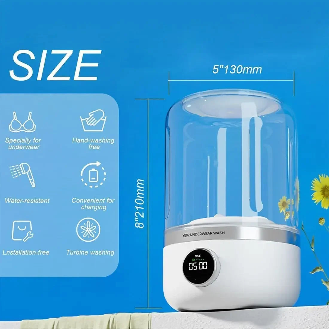 Wireless Portable washing machine