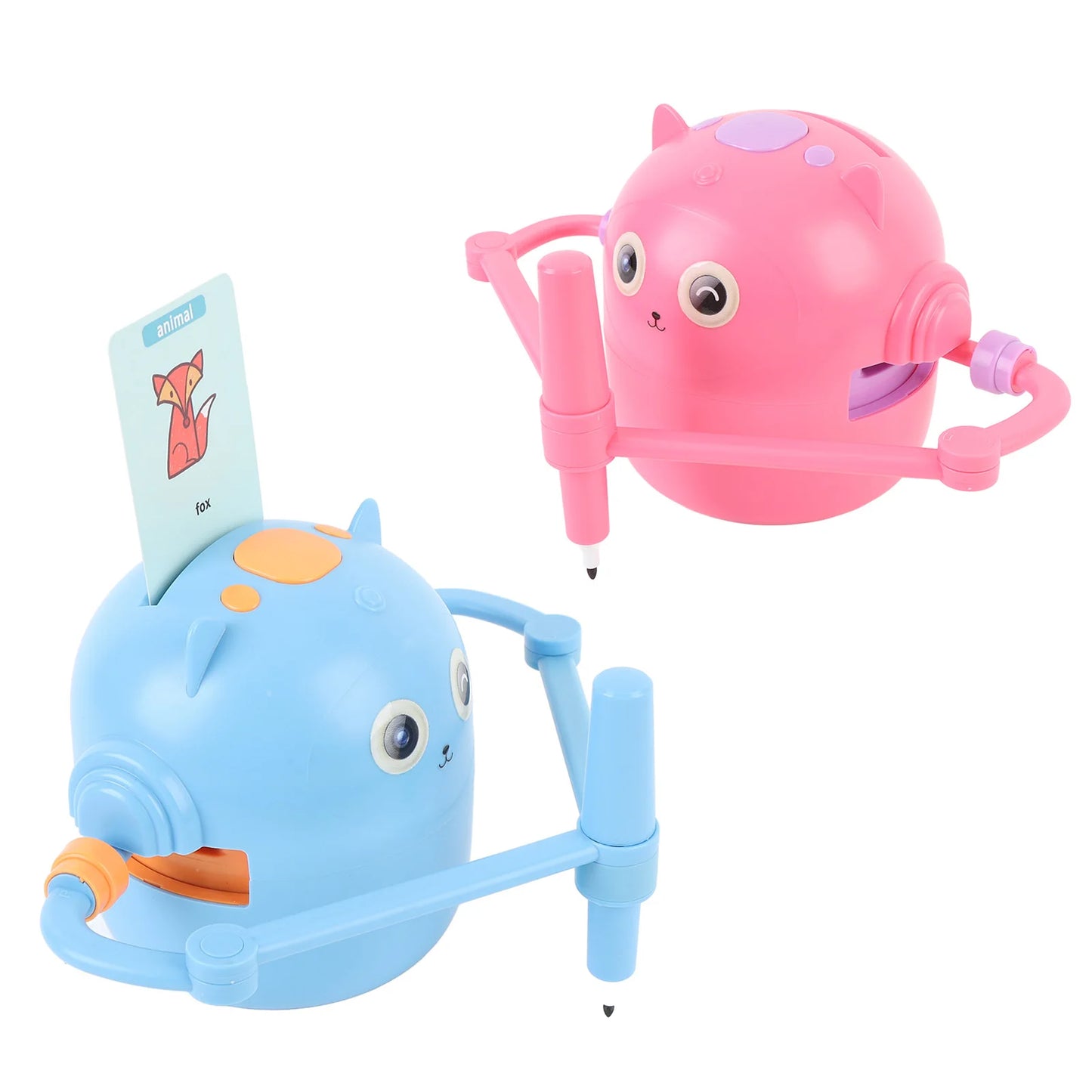 Interactive Educational Drawing Robot for Kids with 100 Cards Automatic Painting Robot Early Education Toy