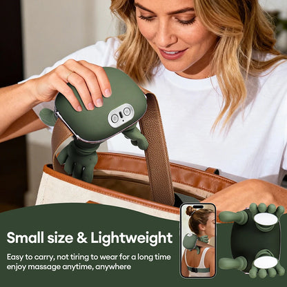 Neck Shoulder Massager N7 Kneading Massager Shawl 3-Level Modes Neck Cervical Waist Leg Body Muscles Massage Pillow